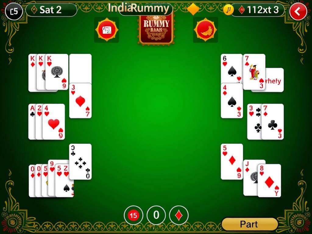 Card gaming setup for Teen Patti and Andar Bahar